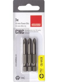 Resim Ceta Form 3 Parça 1/4" Yıldız Bits Uç- PH3 x 50 mm / Kartlı 