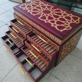 Resim Tesbih, Saat & Karışık Takı Dolabı – Özel Tasarım 