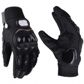 Resim Motorcu Eldiven Siyah 