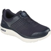 Resim Skechers SKECKERS Go Walk Hyper Burst Lacivert Twist Fit Bağcıksız Erkek Spor Ayakkabı 