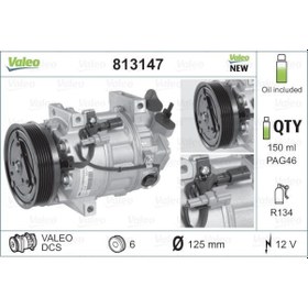 Resim VALEO 813147 Klima Kompresoru (Renault: Laguna III 1.5 Dci 07-15 Latitude 1.5 Dci 10-15 ) (WE552439) 