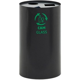 Resim ovatasteel Paslanmaz Metal Geri Dönüşüm Kutusu Boyalı Sıfır Atık Ünitesi 