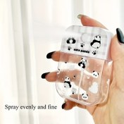 Resim 1 adet Sevimli 30ml Taşınabilir Sprey Şişesi - Seyahat Dostu, PVC İçermeyen Plastik, Tatiller ve Açık Hava Maceraları için İdeal, Sevimli Panda Tasarımı ile, Seyahat için Sprey Şişesi 