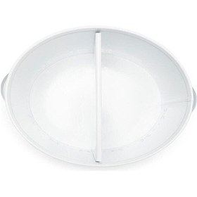 Resim Morponi Büyük Boy Bölmeli Lüx Metal Patates-soğan Kovası Sepeti 18 Lt Beyaz Beyaz 