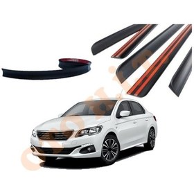 Resim Peugeot 301 Makyajlı Uyumlu Bagaj Üstü Spoiler Mat Siyah 