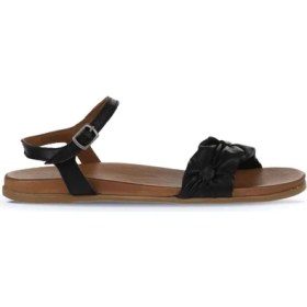 Resim Bueno Shoes Siyah Deri Kadın Topuklu Sandalet 01WU4230 01WU4230 