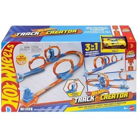 Resim Jdw39 Hot Wheels Track Creator Triple Loop Speed Kit Diğer 