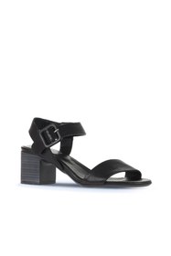 Resim Bueno Shoes Siyah Deri Kadın Topuklu Sandalet 01wa2805 