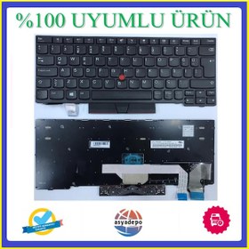 Resim Asya.Depo Lenovo Uyumlu Thinkpad 20Sd Klavye Siyah Tr 