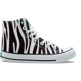 Resim Benetton Bn-30190 Kadın Spor Ayakkabı BN-30190-R1543 Siyah - Beyaz 