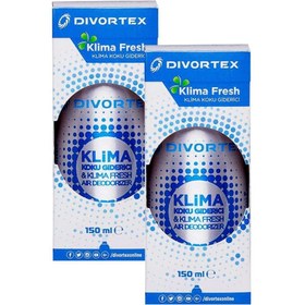 Resim Divortex Limon Kokulu Klima Fresh - Temizleyici (Klima Bombası)150 ml 2 Adet 