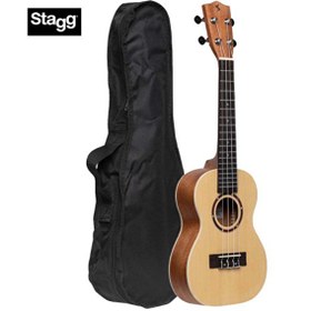 Resim Stagg Concert Ukulele Spruce Bag 610 MM - UC-30 