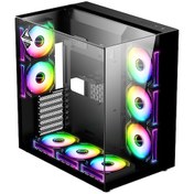 Resim Zoko Queen Siyah 8x12cm Kumandalı Argb Infinity Fanlı Akvaryum... 