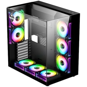 Resim Zoko Queen Siyah 8x12cm Kumandalı Argb Infinity Fanlı Akvaryum... 