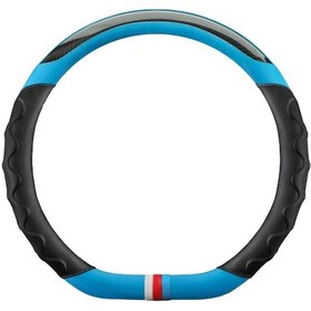 Resim Yeiuyi D Tipi Karbon Fiber Dört Mevsim Gm Direksiyon Simidi Kılıfı Mavi 