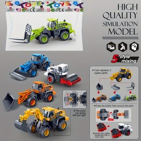 Resim Ataletli araba, mühendislik arabası, erkek çocuk, bebek ekskavatörü, buldozer, rulo, forklift, çocuk oyuncak, araba modeli, Cadılar Bayramı, Noel, doğum günü partisi hediyesi 