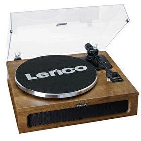 Resim Lenco LS-410WA Ahşap Dahili Hoparlörlü Bluetooth Pikap 