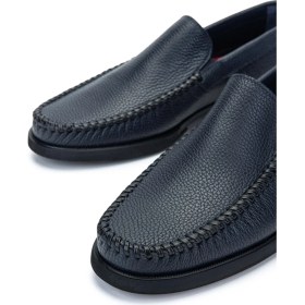 Resim Tamer Tanca Erkek Deri Lacivert Loafer Ayakkabı 1008 2828 Erk Ayk Y24 Lacı Gyk 