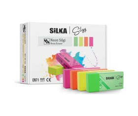 Resim Öğrenci Silgisi Neon 4 Renk 30 Lu Paket 