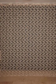 Resim VAKKO MODEL VİZON RENK İP PERDE HAZIR DÜĞMELERİ DİKİLMİŞ İP PERDE 300 * 270 cm 