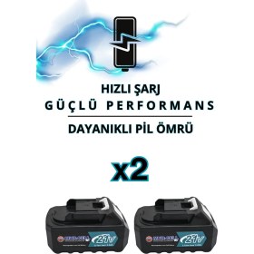 Resim MUR-5931 Mavi 21V 4.0AH Şarjlı Profesyonel Sunta Kesme Daire Testere Makinesi 