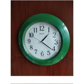 Resim Genel Markalar Metalik Yeşil Salon Ofis Duvar Saati 32 Cm 
