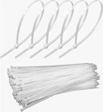 Resim Tork Kablo Bağı Cırt Kelepçe 3,6 Mmx370 Mm Beyaz 100 'lü Paket 