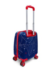 Resim Yaygan Coral High Kids Lacivert Kırmızı Örümcek Desenli Çocuk Valizi 16739 