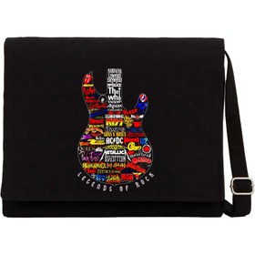Resim Legends Rock Siyah Postacı Çantası - Siyah 