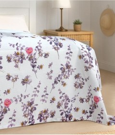 Resim Cotton Collection Tek Kişilik Pike Flora Çok Renkli 