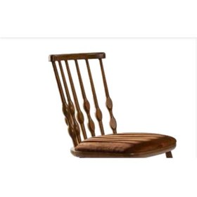 Resim Bengimobilya Sandalye Zus205 Damla Sırtlık Model Parlak Ceviz Boya Ahşap Kayın 