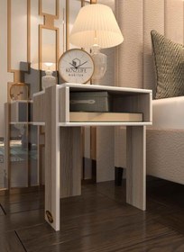 Resim Kenzlife Komodin Sandro Crd Komidin 39*29*29 Orta Zigon Sehpa Minik Boy (MNG) 