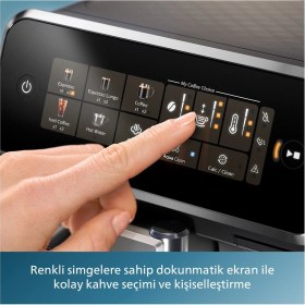 Resim Philips Premium Lattego Tam Otomatik Espresso Makinesi, Tek Dokunuşla 4 Çeşit Içecek + Luciole Lambader 