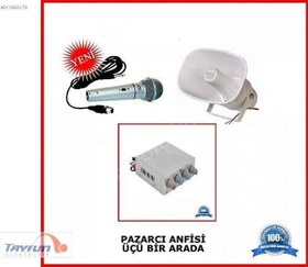 Resim Tayfun PAZARCİ -SEYYAR SATICI HOPARLÖRÜ - ANFİSİ SET 
