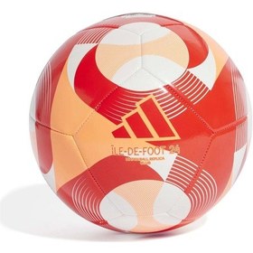 Resim Adidas Iw6329 Olympıcs24 Clb Futbol Antrenman Topu Kırmızı 