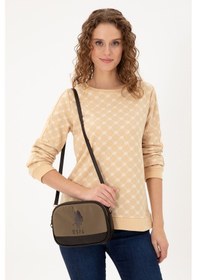 Resim U.S. Polo Assn. Kadın Haki Kapitone Çapraz Çanta 50300301-VR027 