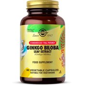 Resim SOLGAR Ginkgo Biloba Leaf Extract 60 Kapsül 