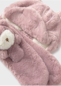 Resim MAYORAL Kız Bebek Peluş Şapka Ve Atkı Takım Pembe 