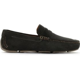 Resim Derimod Erkek Haki Süet Deri Loafer 25SFD630310 