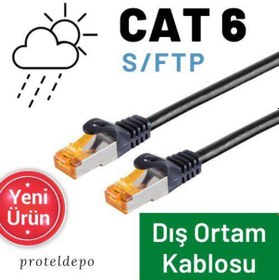 Resim Irenis CAT6 Kablo Dış Ortam Açıkhava Ethernet Network Lan Kablosu 25 M 