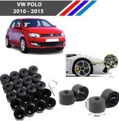 Resim Otozet - Vw Polo Bijon Civata Kapağı Siyah Renk 20 Adetli Set 17mm 1k06011739b9 