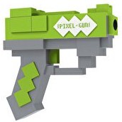 Resim Pixel Gun Dart Atan Tabanca Yeşil 20 Cm 