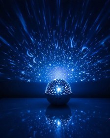 Resim Müzikli Yıldız Yansıtmalı Dekoratif Gece Lambası Çok Renkli 