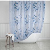 Resim Banyo Perdesi 1 x 180 x 200 Tek Kanat Duş Perdesi Halkalı Duşakabin Perdesi 4246 