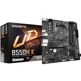 Resim Gigabyte B550M-K DDR4 4733 MHz (OC) M.2 DP HDMI 1G LAN Micro-ATX Soket AM5 