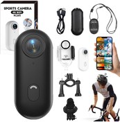 Resim DENİSAM Mini 4k Wıfı Aksiyon Kamerası Vücut Kamerası Giyilebilir Video Kaydedici Hafıza Kartı Dahil 