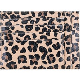 Resim Zip Deri Fermuarlı Kartlık Zpch Leo-ne Leopar 