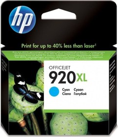 Resim Hp 920xl Cd972a Yüksek Kapasite Mavi Mürekkep Kartuşu , H 