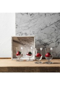 Resim Paşabahçe 440221 Gala 4'Lü Ayaklı Bardak 125 ML 