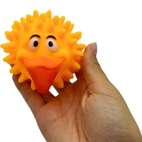 Resim DuckPop Renkli Ördek Figürlü Dikenli Top 